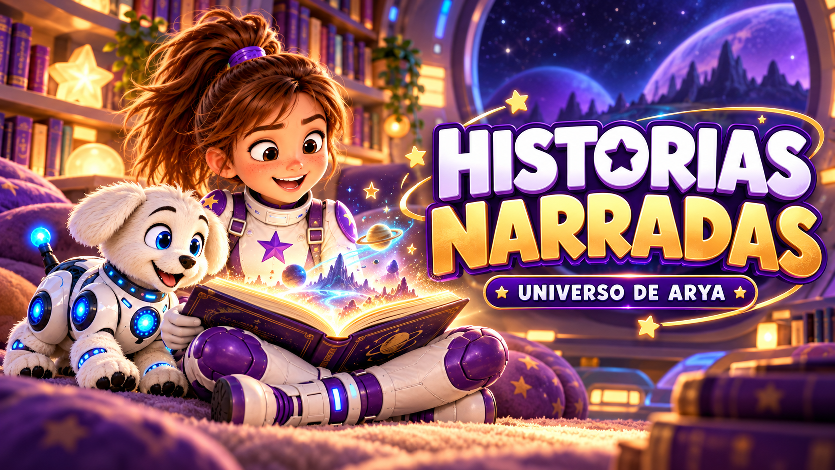 Historias narradas de Universo de Arya, con Arya y Loqui leyendo